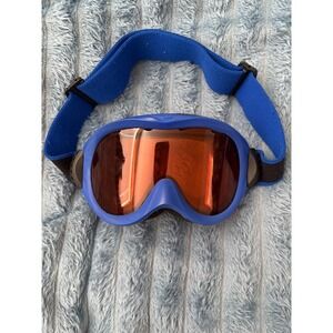 Smith Blue Ski Goggles Snowboard Goggles Winter Sport Orange Lens